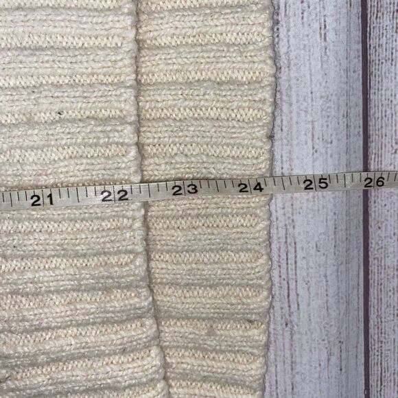 American eagle open knit scoopneck sweater off white sz S women - Picture 8 of 11